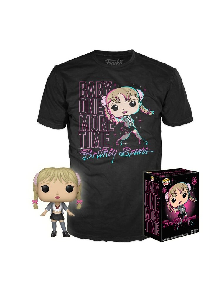 Set Funko Pop! Figure in Vinile & T-Shirt Britney Spears One More Time