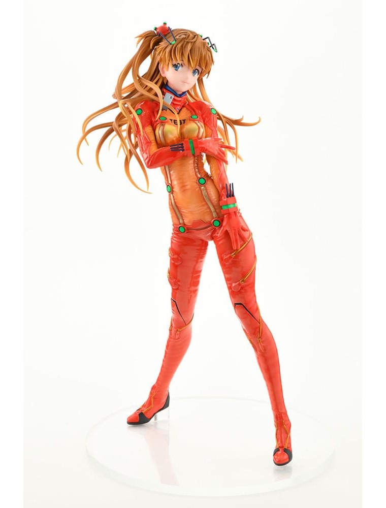 Evangelion 2.0 You Can (not) Advance Pvc Statua 1/4 Asuka Shikinami Langley Test Plugsuit Smile Ver. 40 Cm Bellfine