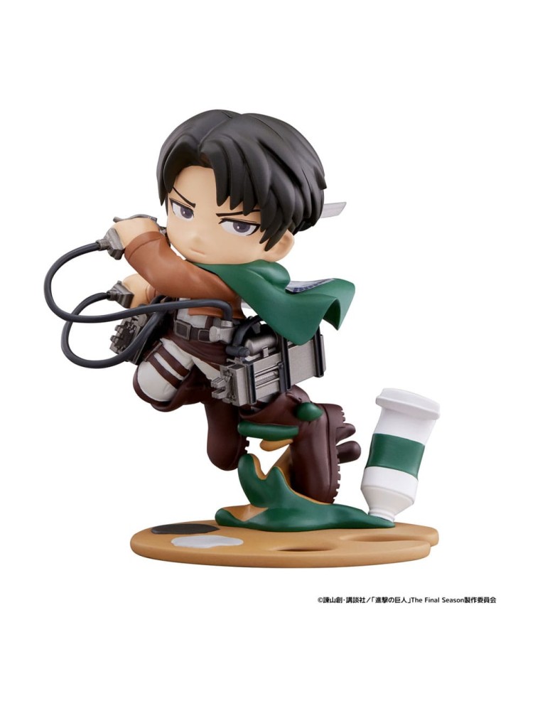 Attack On Titan Palverse Pvc Statua Levi 11 Cm Bushiroad