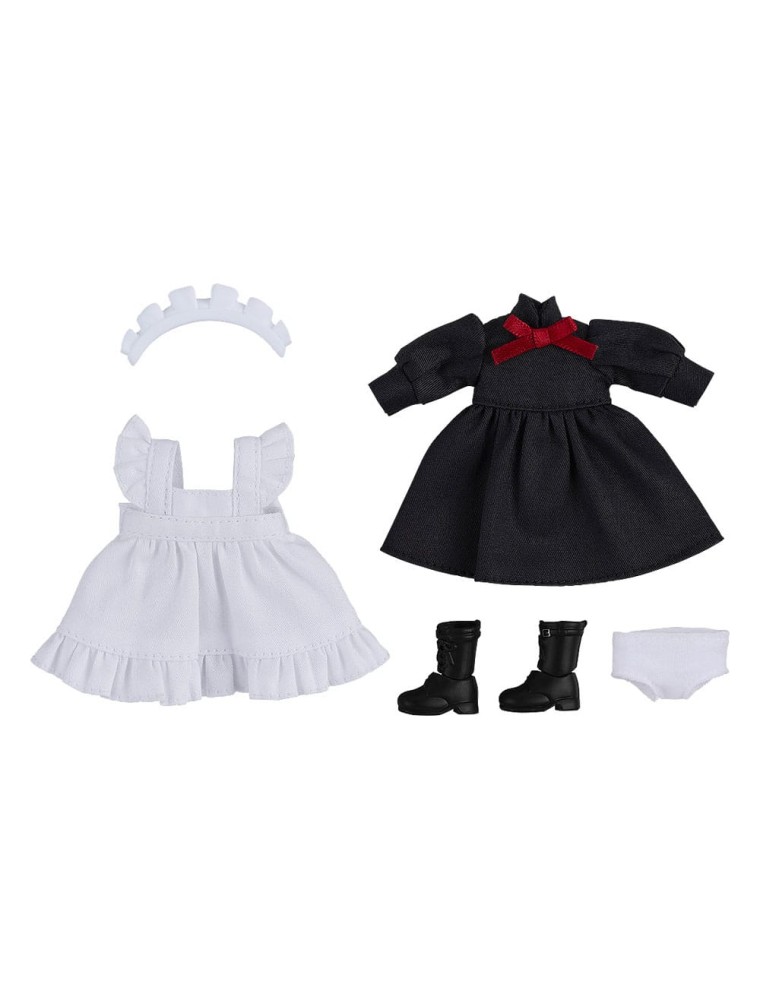 Original Character For Nendoroid Bambola Figures Outfit Set: Maid Outfit Long (black) Good Smile Company