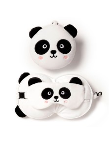 Resteazzz Adoramals Panda Bear Da Viaggio Cuscino Eye Mask Puckator