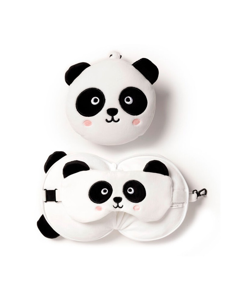 Resteazzz Adoramals Panda Bear Da Viaggio Cuscino Eye Mask Puckator