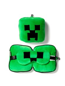 Resteazzz Minecraft Creeper Da Viaggio Cuscino Eye Mask Puckator