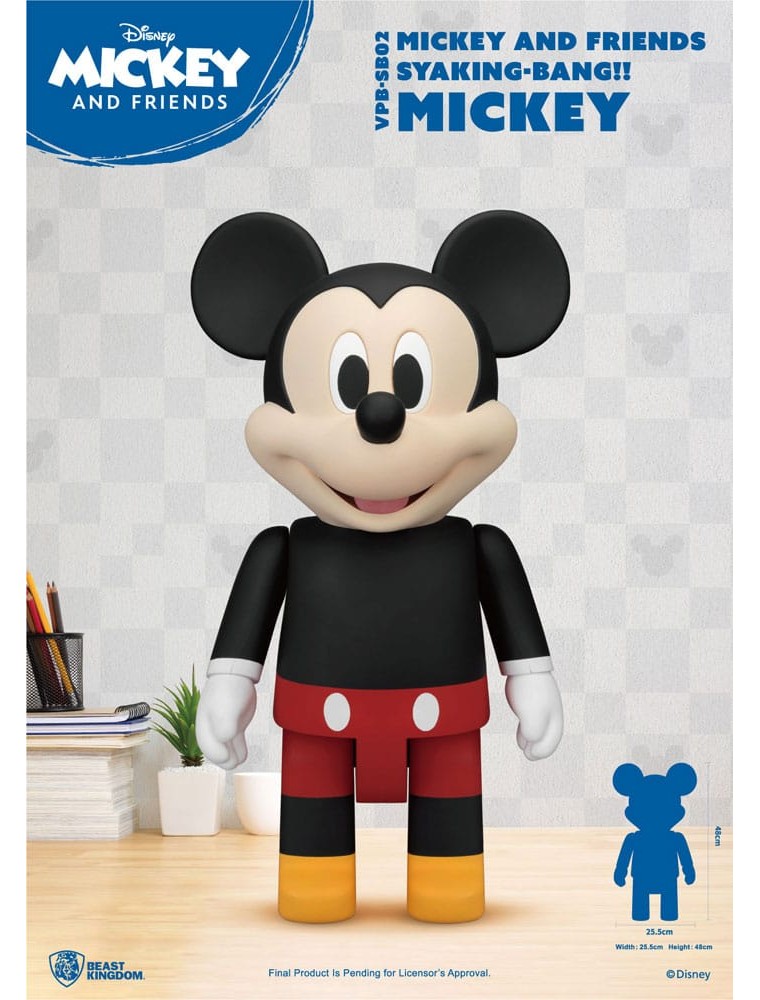 Disney Syaing Bang Vinile Bank Mickey E Friends Mickey 48 Cm Beast Kingdom Toys