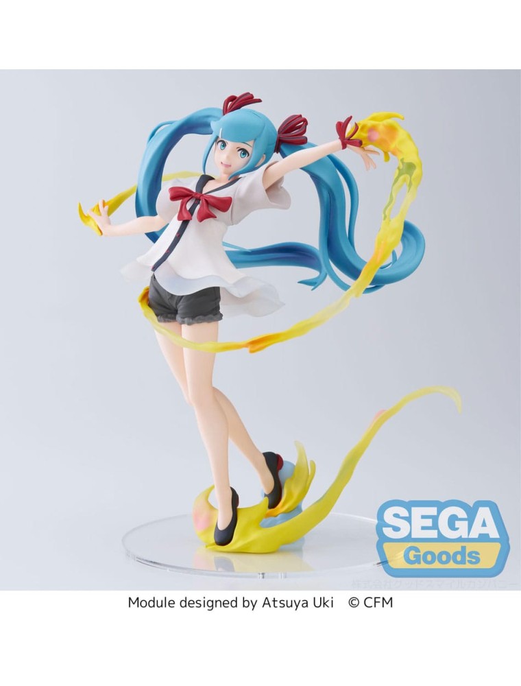 Hatsune Miku: Project Diva Mega 39's Figurizm Luminasta Pvc Statua Hatsune Miku Shiny T.r. 22 Cm Sega