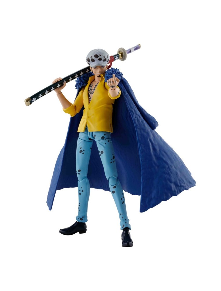 One Piece S.h. Figuarts Action Figura Trafalgar Law 16 Cm Bandai Tamashii Nation