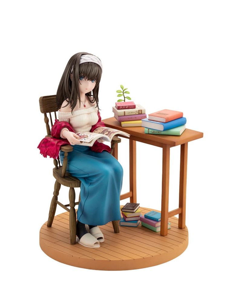 The Idolmaster Cinderella Girls Pvc Statua 1/8 Fumika Sagisawa -off Stage- 17 Cm Kotobukiya