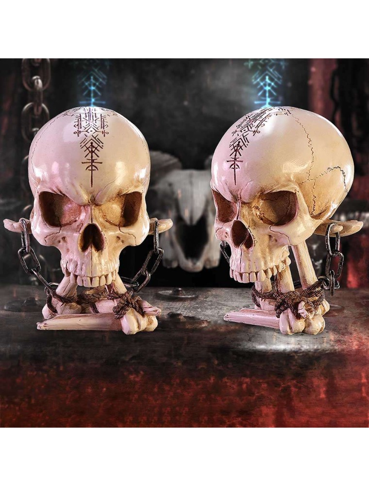 THE RECKONING SKULL ORNAMENT Figura Nemesis Now