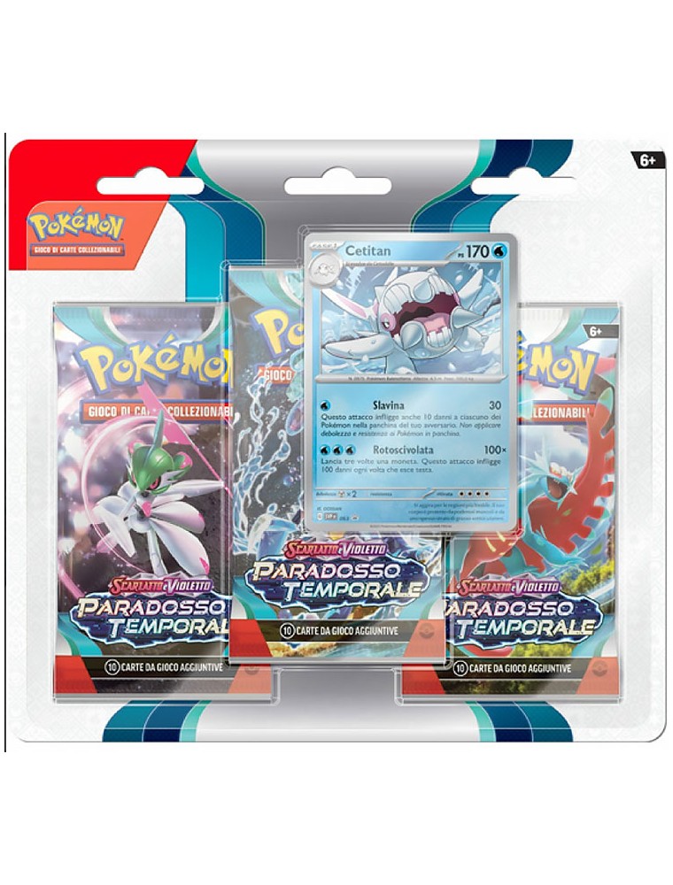 Pokémon TCG Scarlatto & Violetto Paradosso Temporale Blister 3 Buste (ITA)