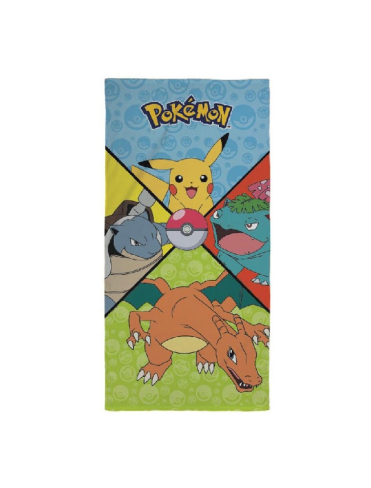 One Piece Premium Asciugamano Starter Pokemon 70 X 140 Cm Cerdá