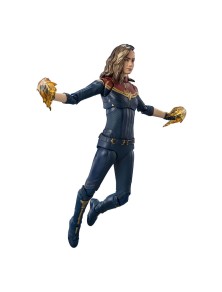 The Marvels S.h. Figuarts Action Figura Captain Marvel 15 Cm Bandai Tamashii Nations