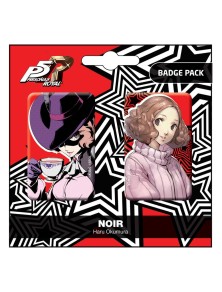 Persona 5 Royal Spilla Badges 2-pack Noir / Haru Okumura Popbuddies