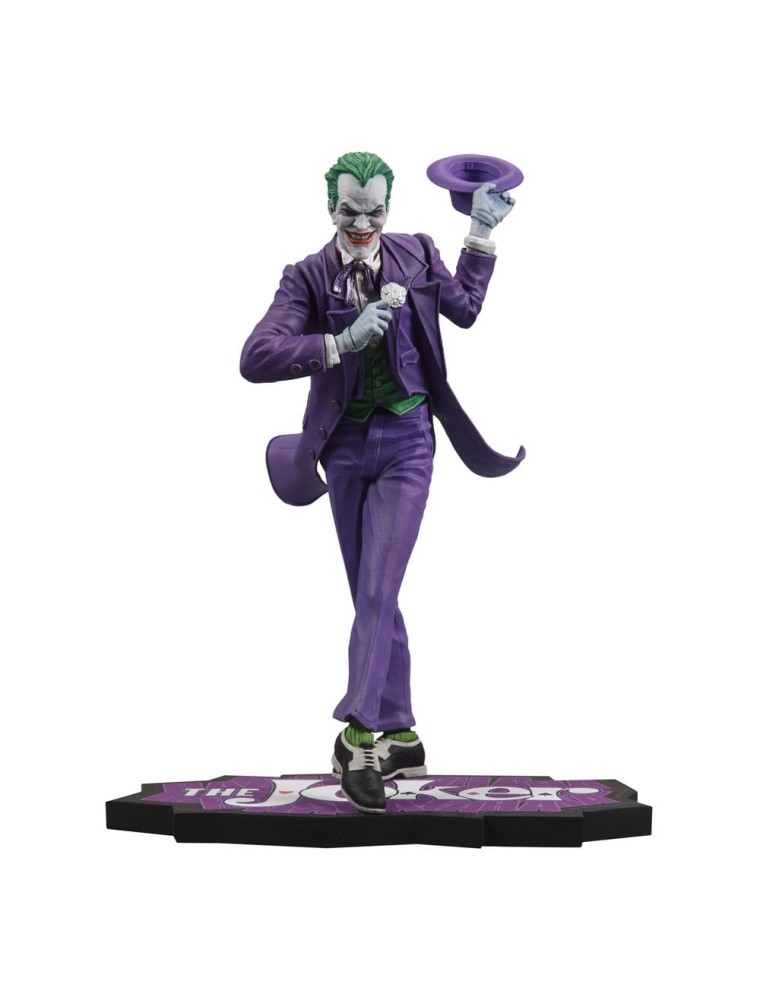 Dc Direct Resin Statua 1/10 The Joker: Purple Craze - The Joker By Alex Ross 19 Cm Dc Direct