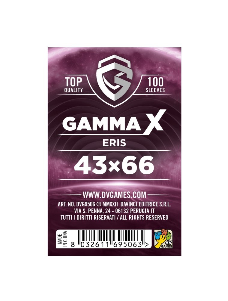 Gamma X Bustine Protettive Eris 43 x 66 mm Dv Giochi