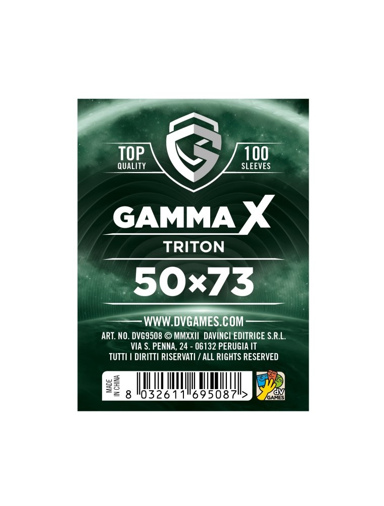 Gamma X Bustine Protettive Triton 50 x 73 mm Dv Giochi