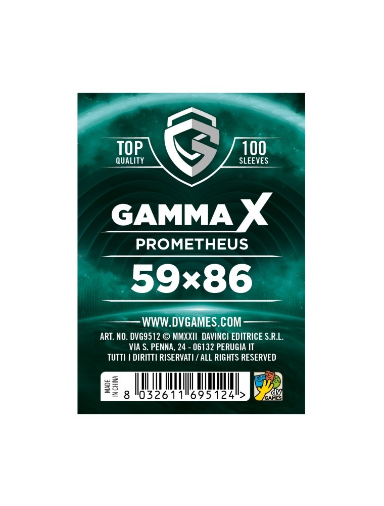 Gamma X Bustine Protettive Prometheus 59 x 86 mm Dv Giochi