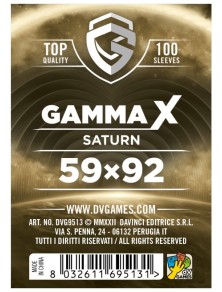 Gamma X Bustine Protettive Saturn 59 x 92 mm Dv Giochi