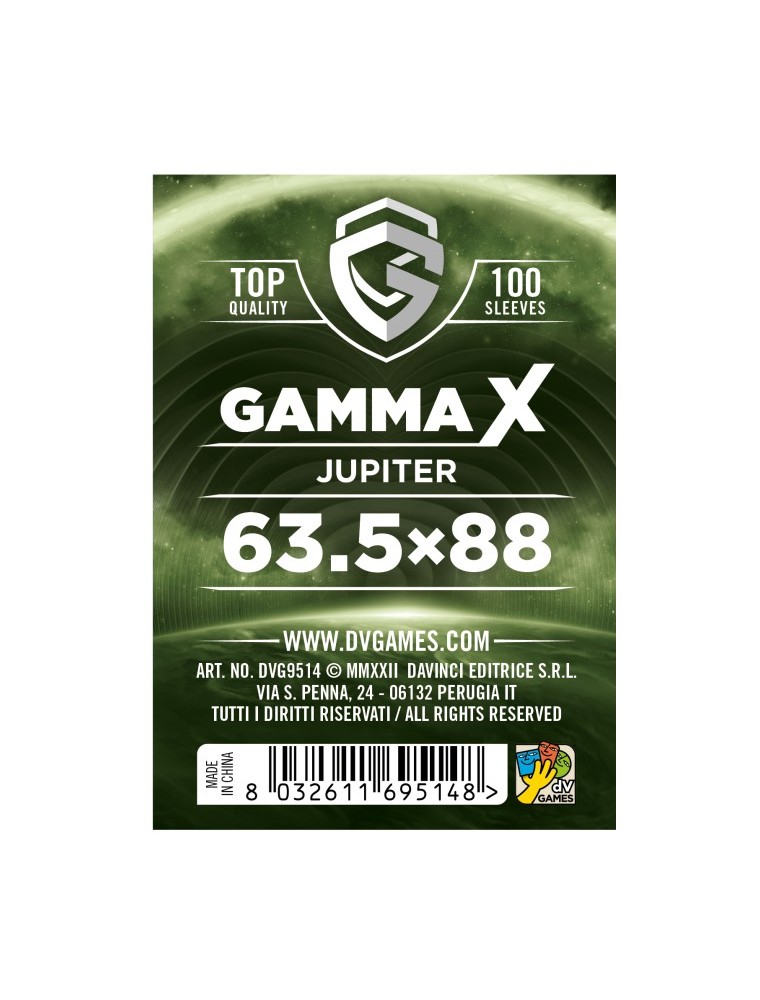 Gamma X Bustine Protettive Jupiter 63,5 x 88 mm Dv Giochi