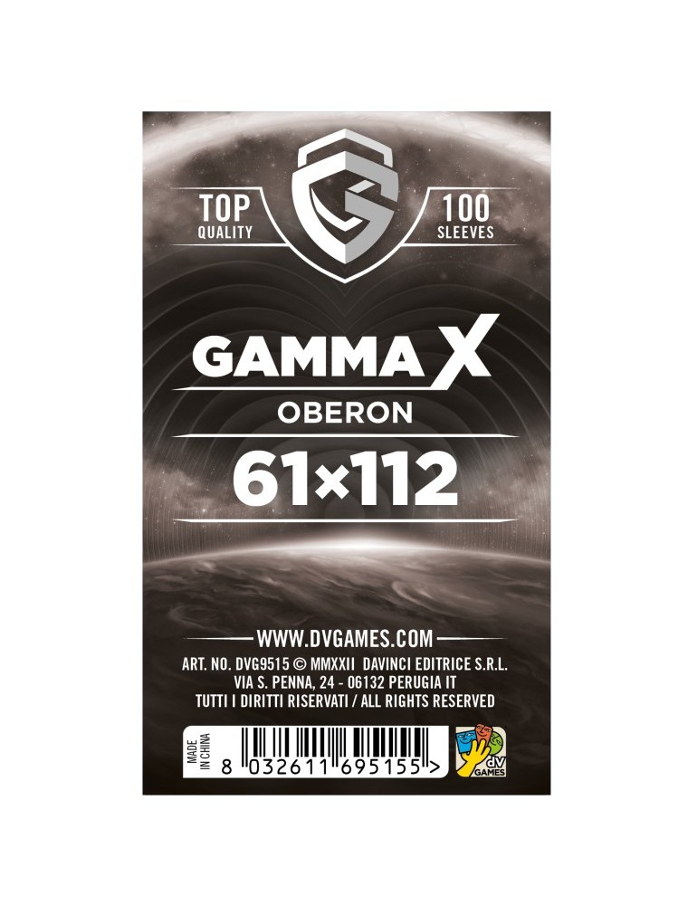 Gamma X Bustine Protettive Oberon 61 x 112 mm Dv Giochi