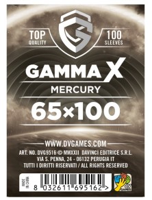 Gamma X Bustine Protettive Mercury 65 x 100 mm Dv Giochi