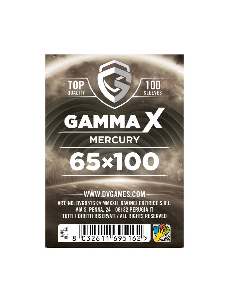 Gamma X Bustine Protettive Mercury 65 x 100 mm Dv Giochi