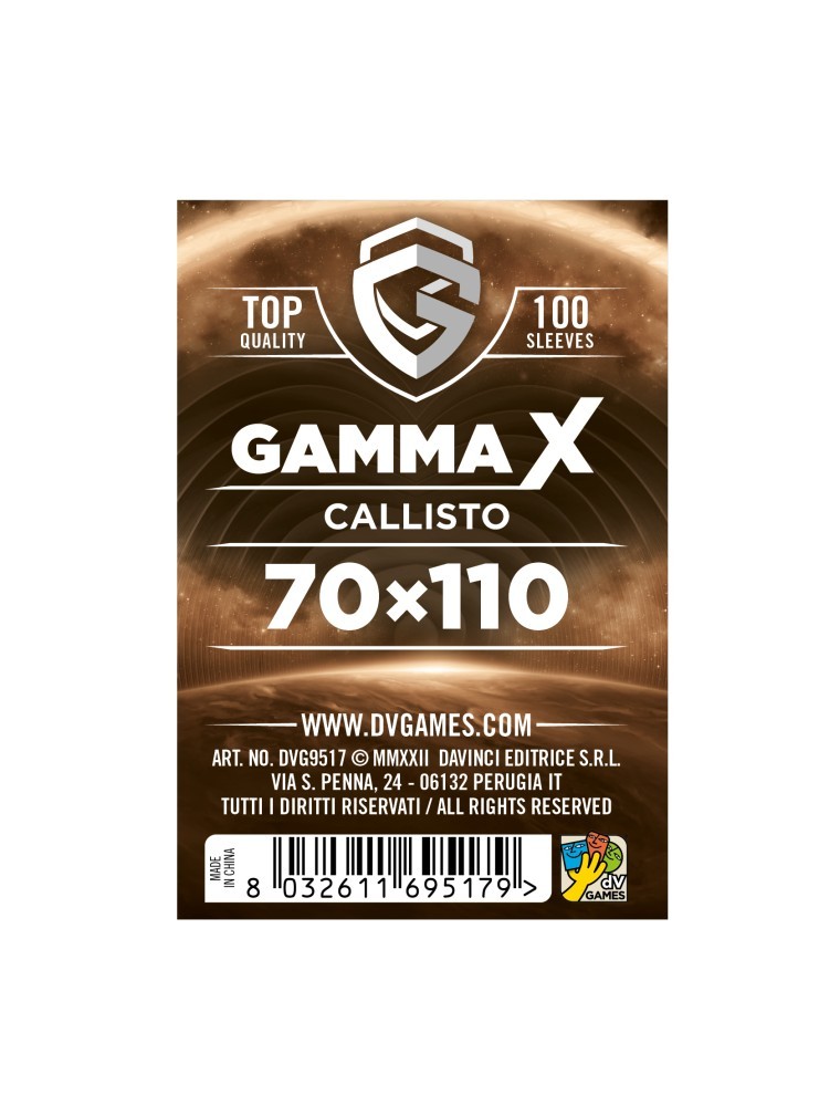 Gamma X Bustine Protettive Callisto 70 x 110 mm Dv Giochi