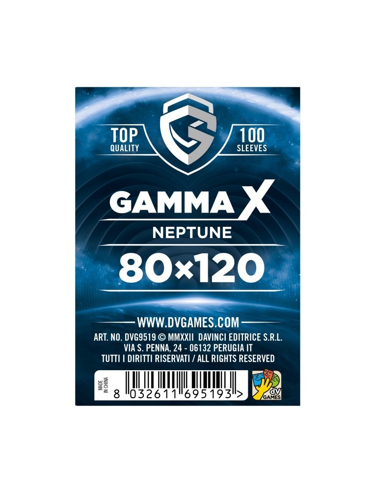 Gamma X Bustine Protettive Neptune 80 x 120 mm Dv Giochi