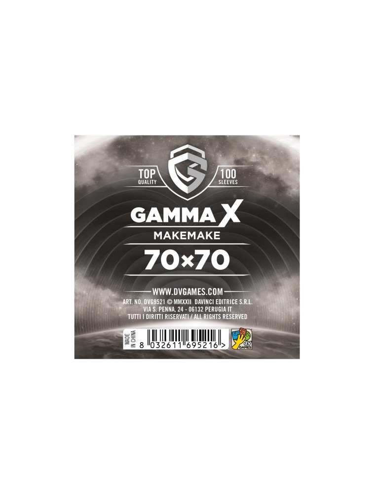 Gamma X Bustine Protettive Makemake 70 x 70 mm Dv Giochi