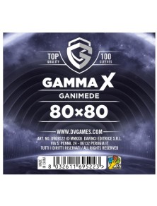 Gamma X Bustine Protettive Ganimede 80 x 80 mm Dv Giochi