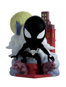 Marvel Vinile Diorama Web Of Spider-man 12 Cm Youtooz