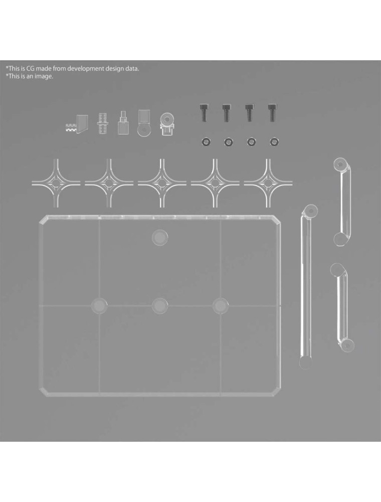 ACTION BASE 8 CLEAR COLOR Model Kit Bandai Model Kit Gunpla