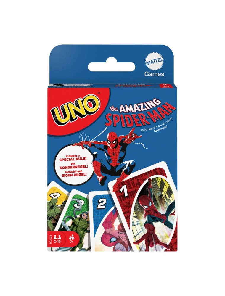 The Amazing Spider-man Carte Gioco Uno Mattel