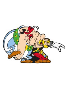 Asterix Fridge Magnet Asterix & Obelix Laughing 6 Cm Plastoy