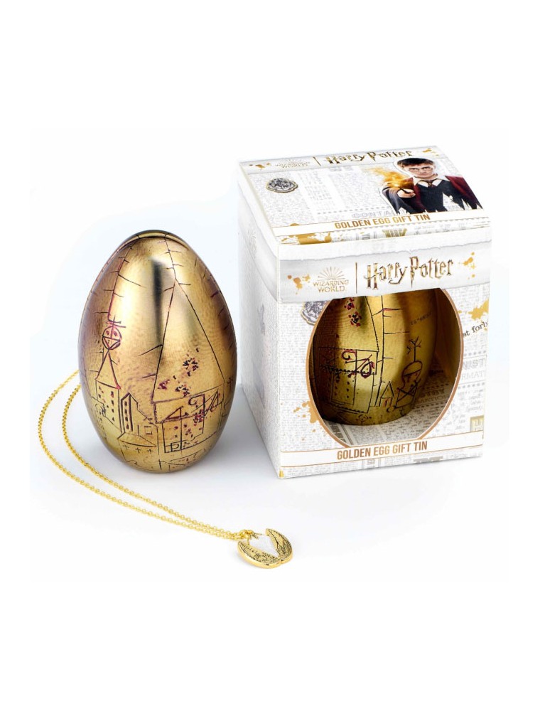 Collana Harry Potter Uovo Oro E Madreperla Con Box Regalo Harry Potter - Accessori