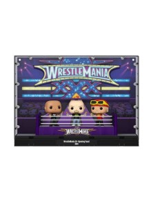 Wwe Pop Moments Deluxe Vinile Figures 3-pack Wrestlemania 30 Opening Toast Funko