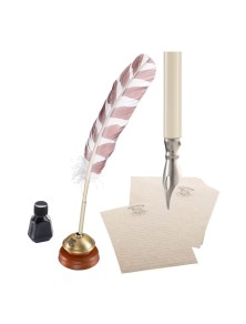 Harry Potter Replica Hogwarts Writing Quill Con Hogwarts Headed Paper 31 Cm Noble Collection