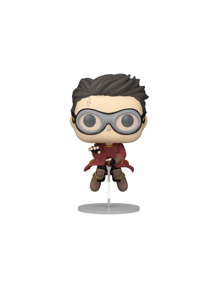 Harry Potter Pop! Figure in Vinile Harry con Scopa da Quidditch 9 Cm Funko