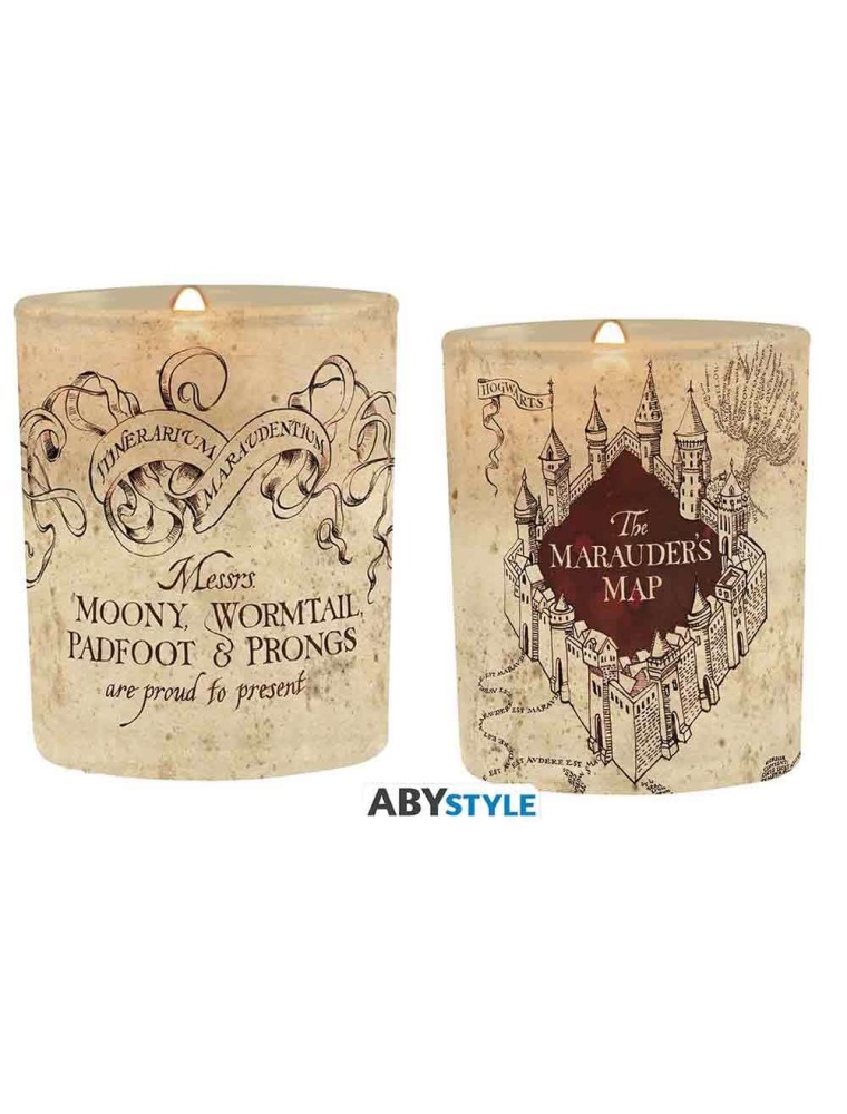 Candle Harry Potter Mappa Del Malandrino Candela Abystyle Studio