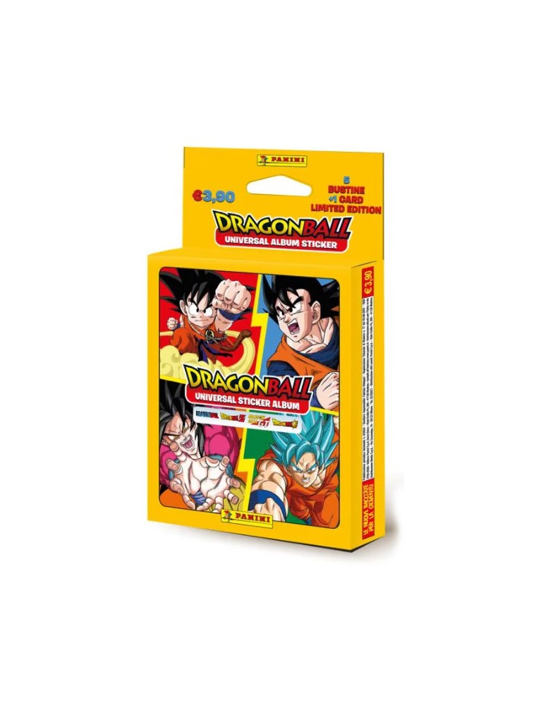 Panini Adesivi Dragon Ball Universal Ecoblister 5 Buste Anime Dragon Ball - Carte Da Gioco/collezione