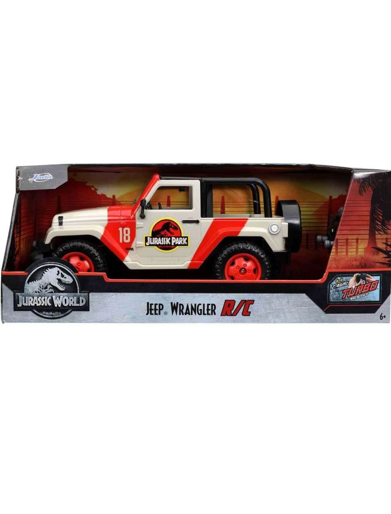 JURASSIC PARK JEEP WRANGLER RC 1:16 Modelli In Scala Simba