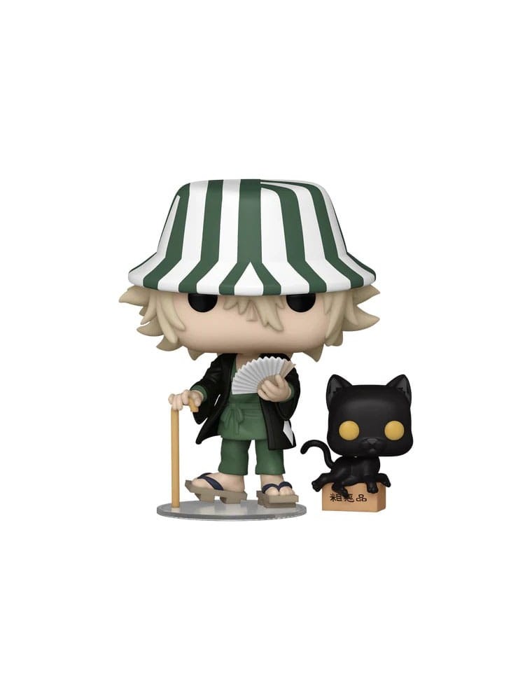 Bleach Pop! Animation Figure in Vinile Kisuke Urahara & Yoruichi 9 Cm Funko