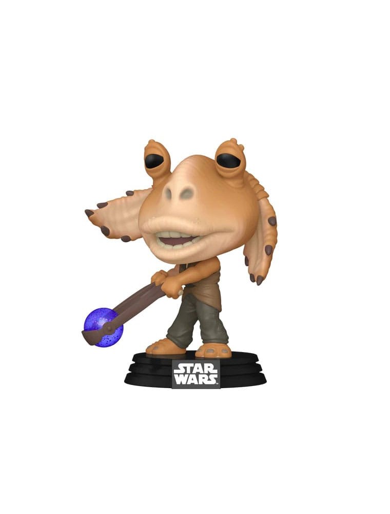 Star Wars The Phantom Menace Anniversary Pop! Vinile Figura Brocca Brocca Binks W/ Booma Balls 9 Cm Funko