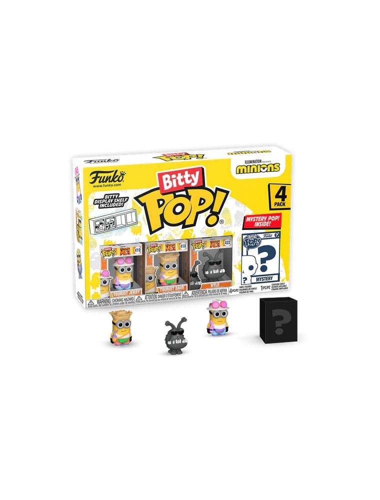 Minions Bitty Pop! Vinile Figura 4-pack Young Gru 2,5 Cm Funko