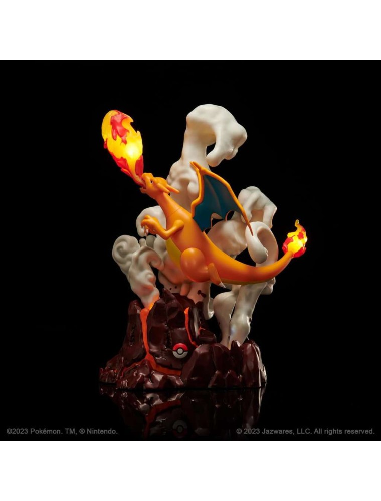 Pokemon Charizard Dlx Coll Statua W/led Statua Rei Toys