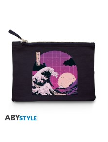 Hokusai - Astuccio Per Cosmetici - "great Wave Vapour" - Black