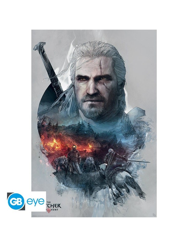 THE WITCHER - Poster Maxi 91.5x61 - Geralt