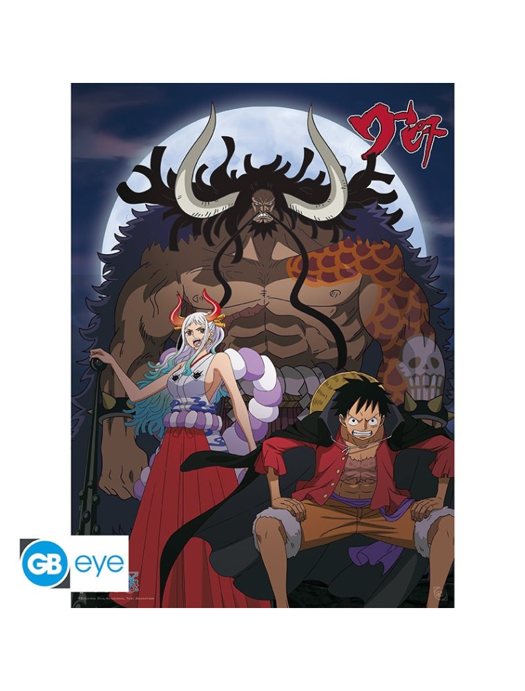 ONE PIECE - Poster Chibi 52x38 - Luffy & Yamato vs Kaido