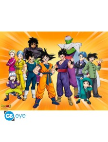 DRAGON BALL HERO - Poster Chibi 52x38 - Goku's Group