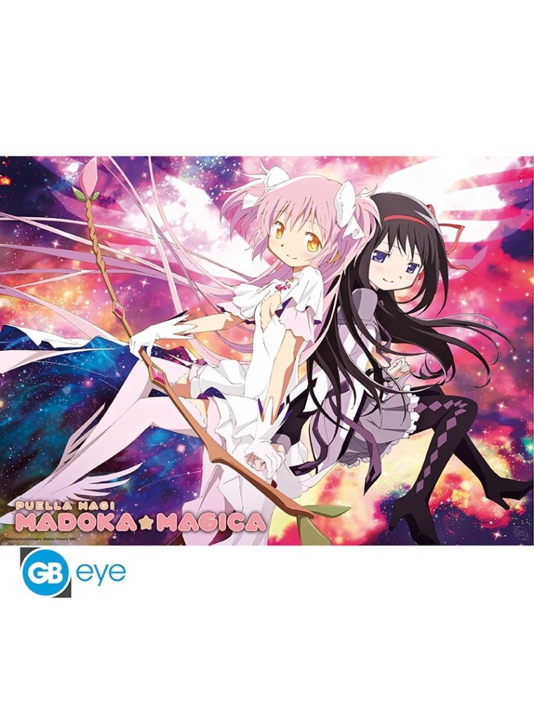 PUELLA MAGI MADOKA MAGICA - Poster Chibi 52x38 - Goddess Madoka & Hom