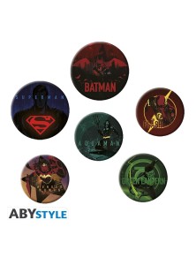 DC COMICS - Badge Pack – Justice League logos